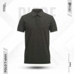 Men’s Waffle Pattern Knit Polo in Olive